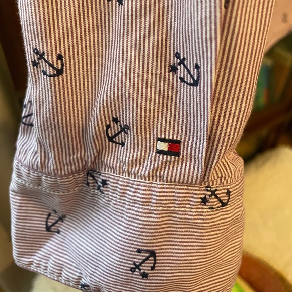 Tommy Hilfiger Nautical Print 100% Cotton Button-Up Shirt 👔 - Picture 4 of 7